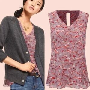 CAbi Good Luck Crane Flounce Tank